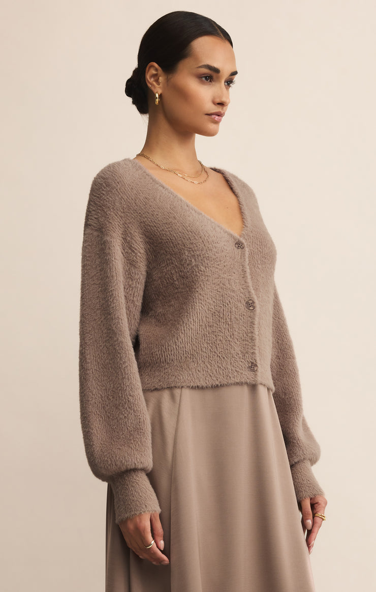 Sweaters Sadira Fluffy Crop Cardigan Sadira Fluffy Crop Cardigan
