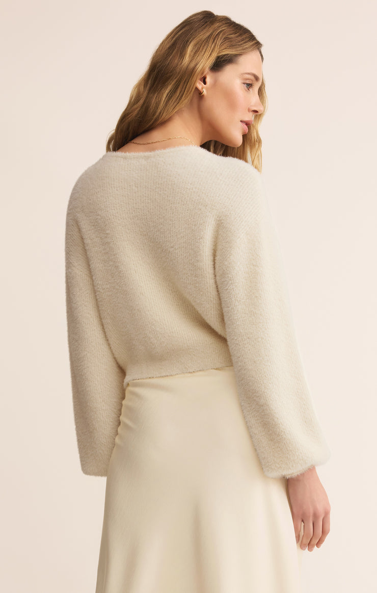 Sweaters Sadira Fluffy Crop Cardigan Sadira Fluffy Crop Cardigan