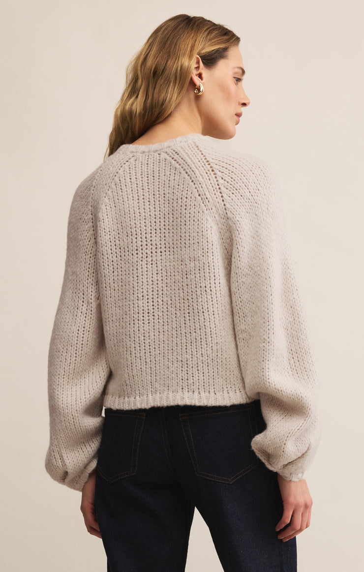 Sweaters Sheena Open Knit Sweater Turtle Dove