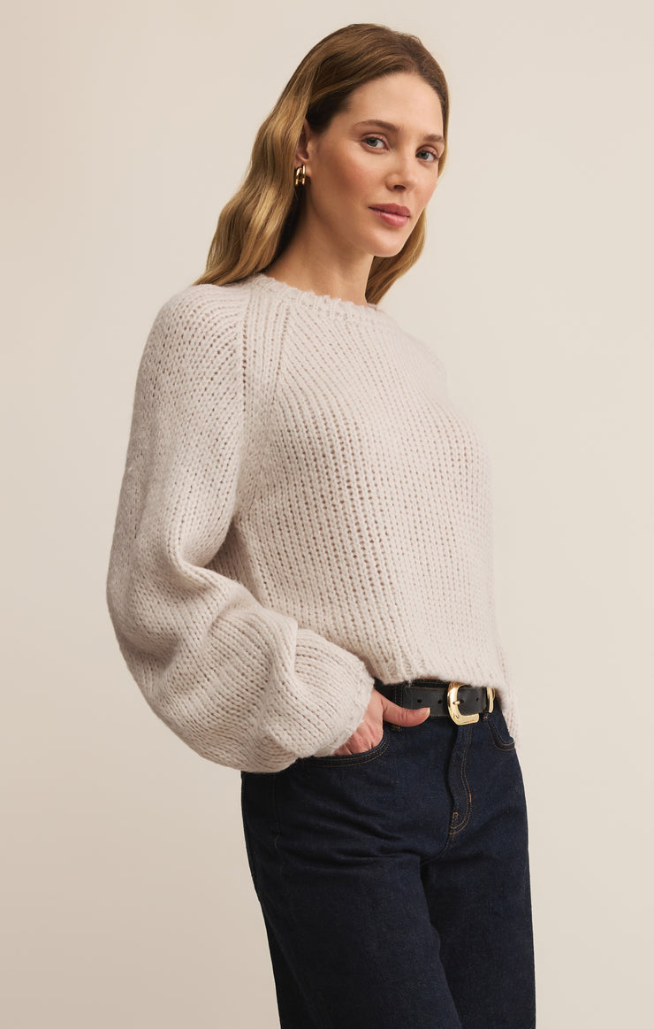 Sweaters Sheena Open Knit Sweater Turtle Dove