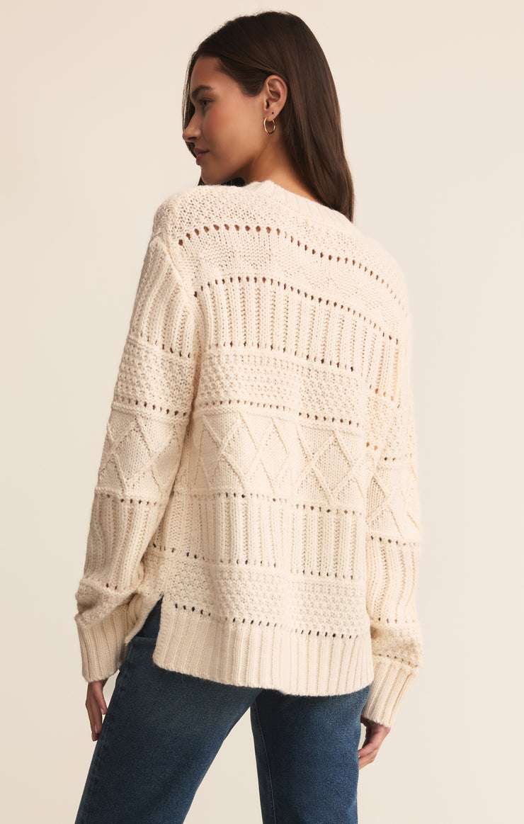 Sweaters Cento Cable Knit Sweater Warm White