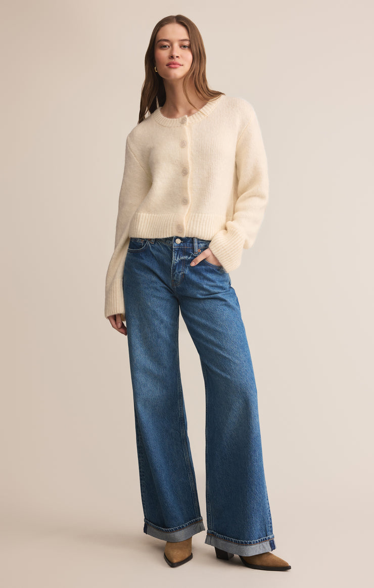 Sweaters Breen Crop Cardigan Cloud