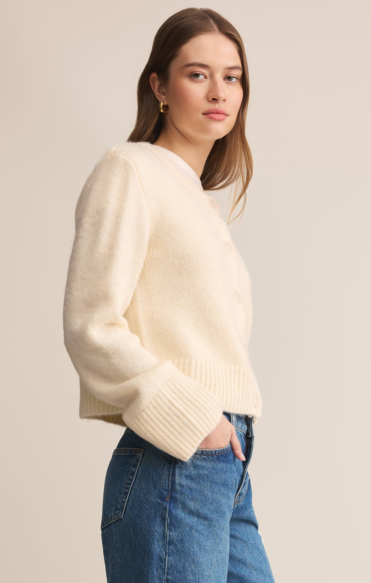 Sweaters Breen Crop Cardigan Cloud