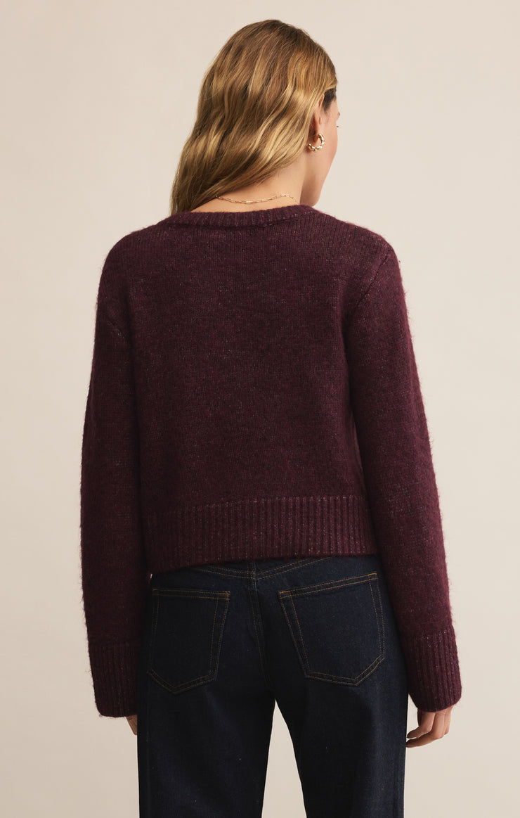Sweaters Breen Crop Cardigan Merlot