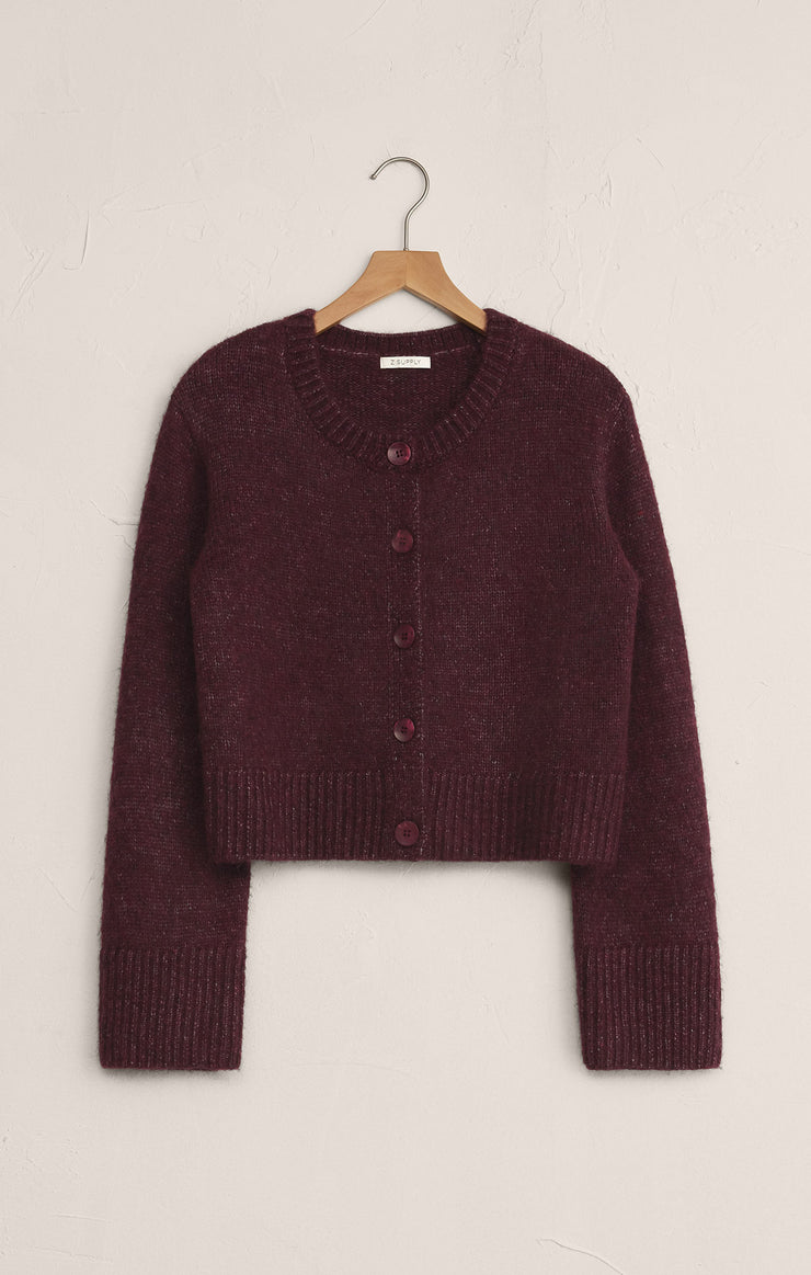 Sweaters Breen Crop Cardigan Merlot