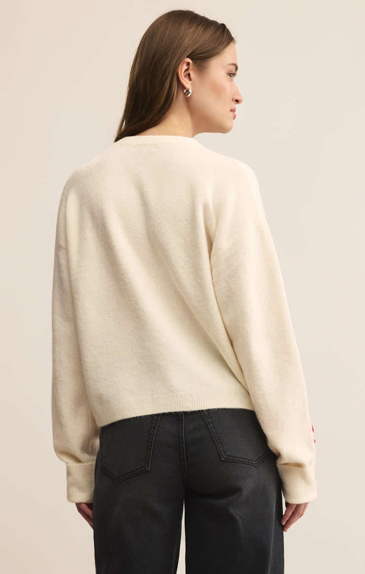 Sweaters Tie The Ribbon Sweater Warm White