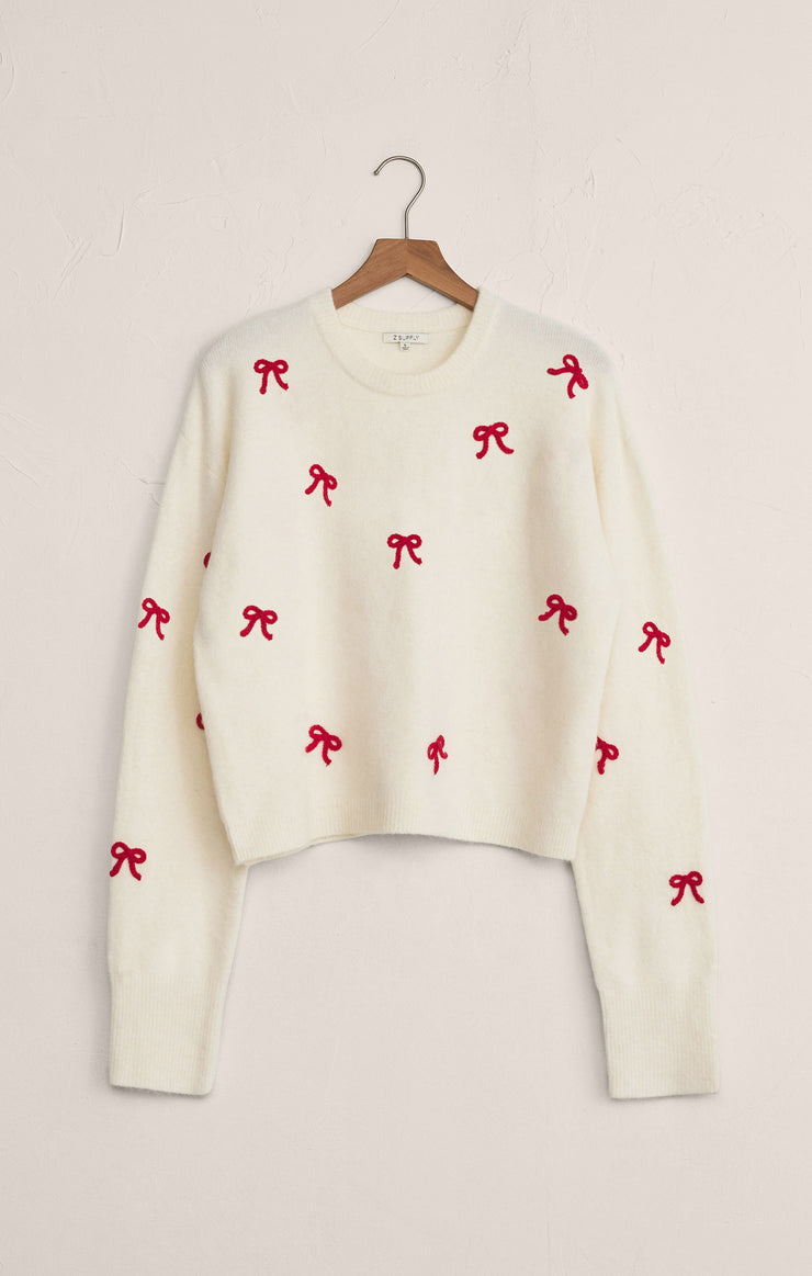 Sweaters Tie The Ribbon Sweater Warm White