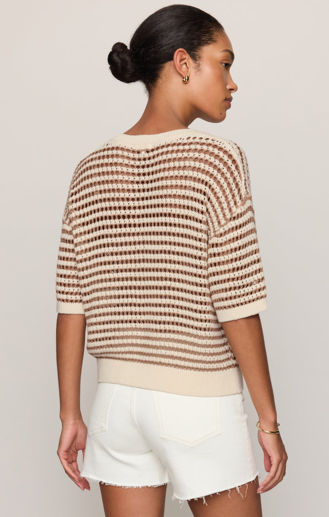 Kylo Striped Crochet Sweater – Z SUPPLY