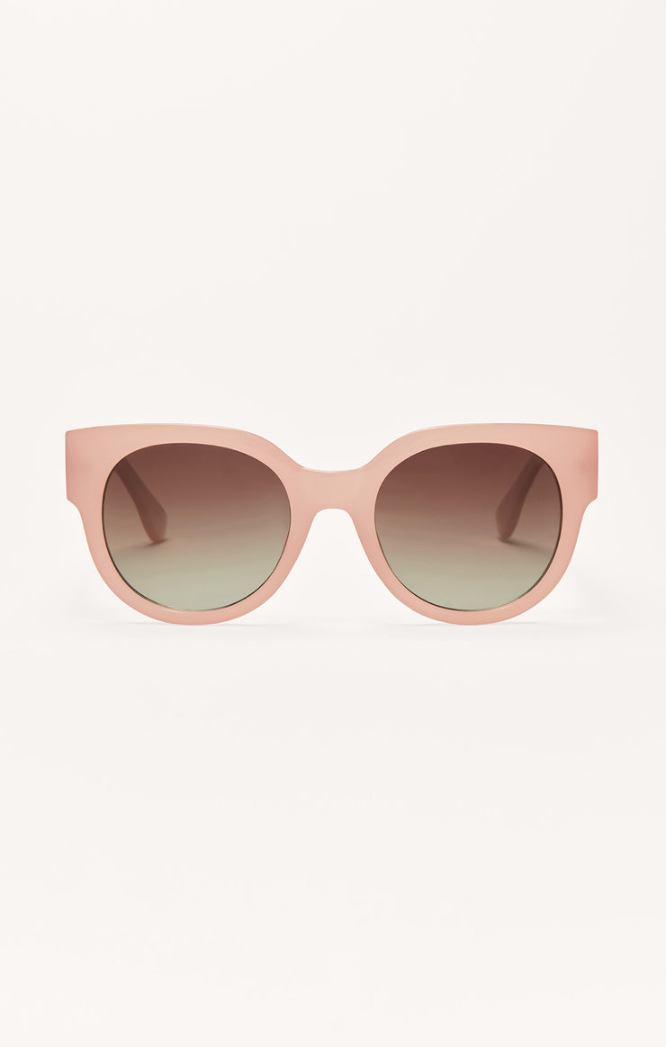 Accessories - Sunglasses Lunch Date Polarized Sunglasses Blush Pink - Gradient