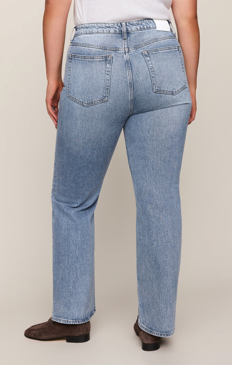 Pants The Muse High-Rise Straight Denim Light Year