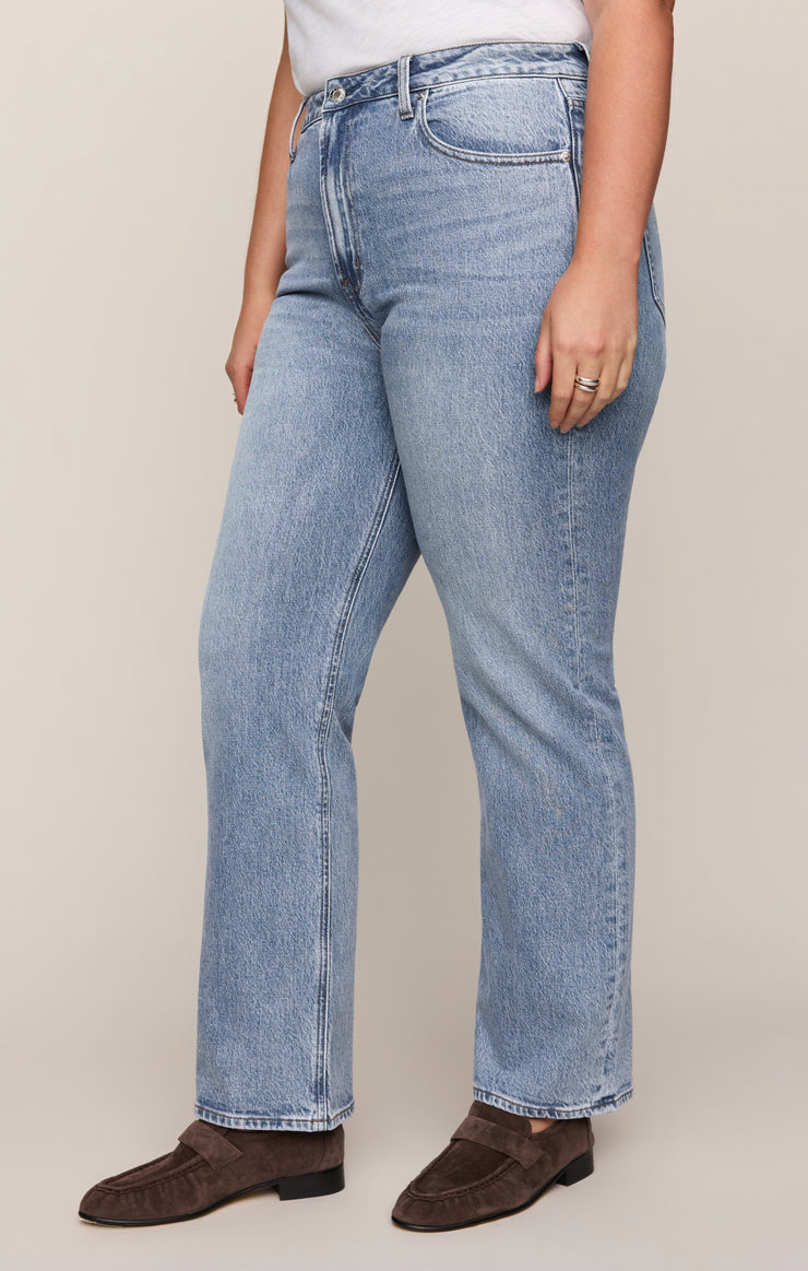Pants The Muse High-Rise Straight Denim Light Year