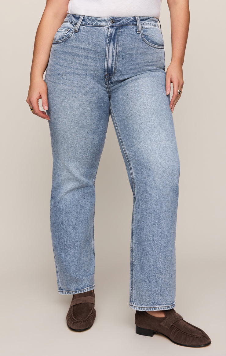 Pants The Muse High-Rise Straight Denim Light Year