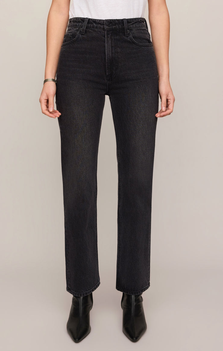 The Muse High-Rise Straight Denim