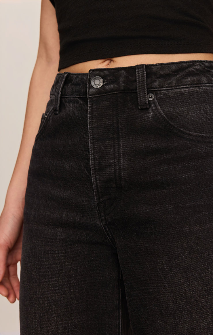 Pants The Show Off Denim High-Rise Bowed Nocturne