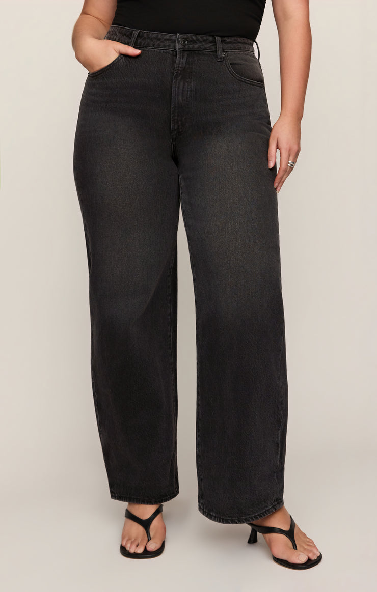 Pants The Show Off High-Rise Bowed Denim Nocturne