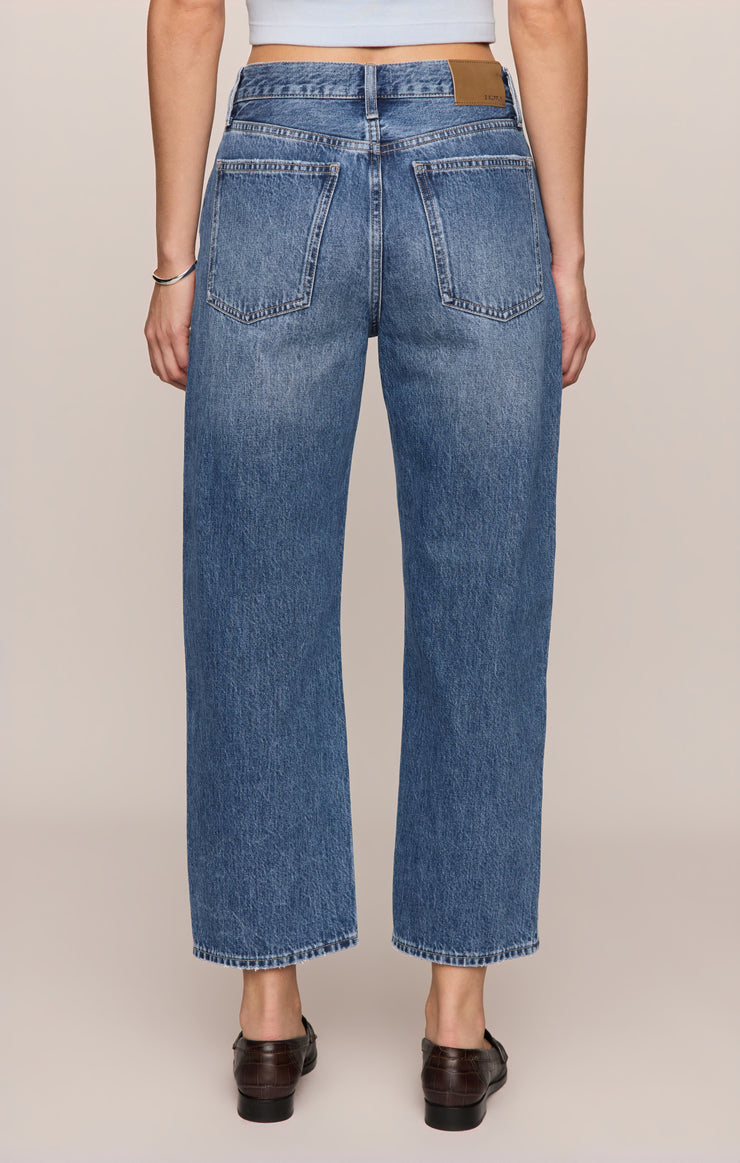 The Off Duty Denim Bowed Ankle