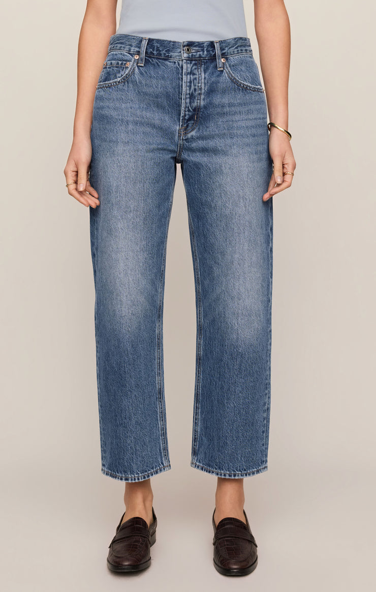 The Off Duty Denim Bowed Ankle