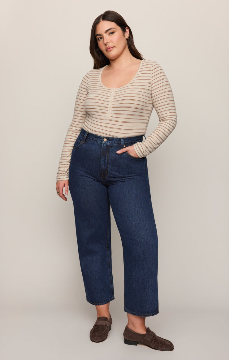Pants The Off Duty Mid-Rise Bowed Ankle Denim Horizon