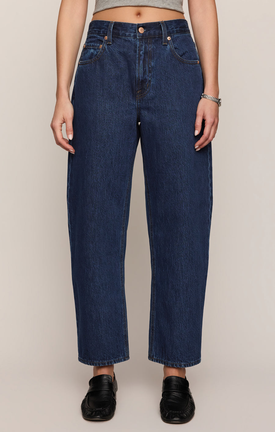 Pants The Off Duty Mid-Rise Bowed Ankle Denim Horizon