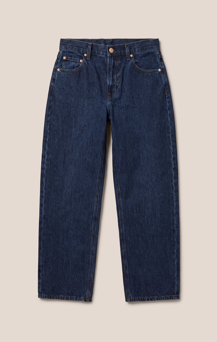 The Off Duty Mid-Rise Bowed Ankle Denim
