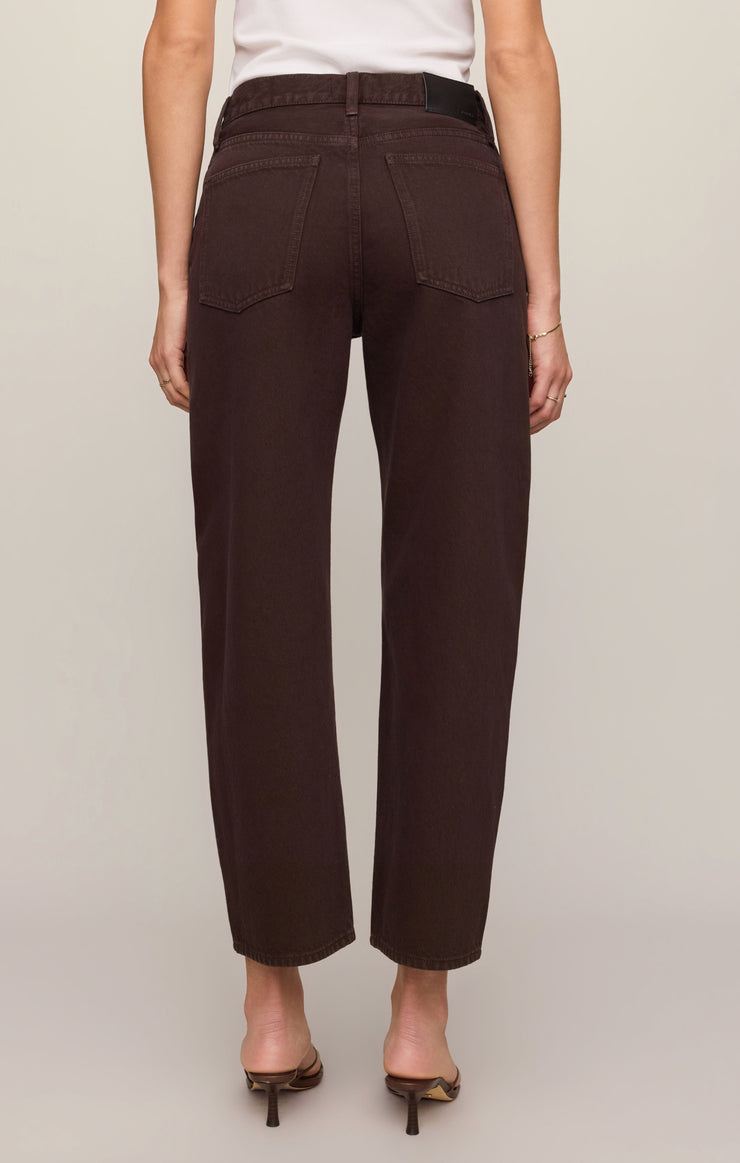 The Off Duty Mid-Rise Bowed Ankle Denim