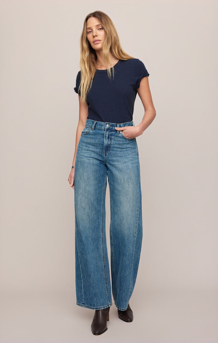 Pants The Head Turner Denim High-Rise Wide Leg Hush