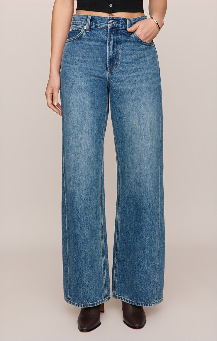 Pants The Head Turner Denim High-Rise Wide Leg Hush