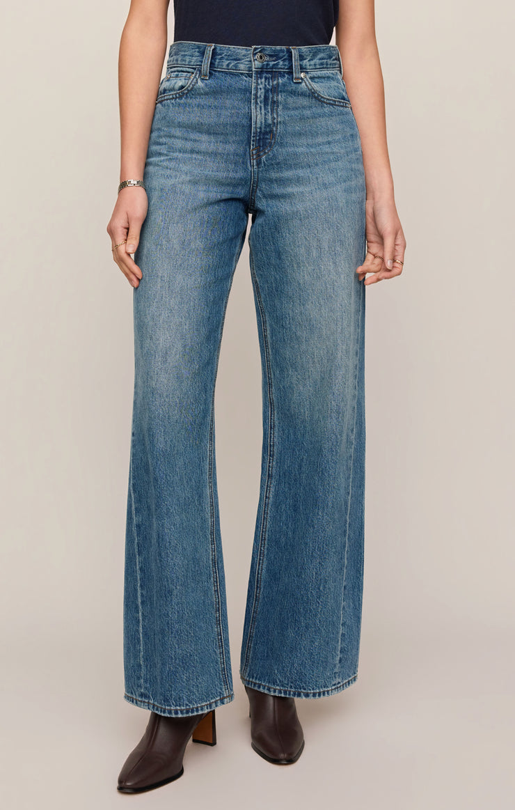 The Head Turner Denim High-Rise Wide Leg