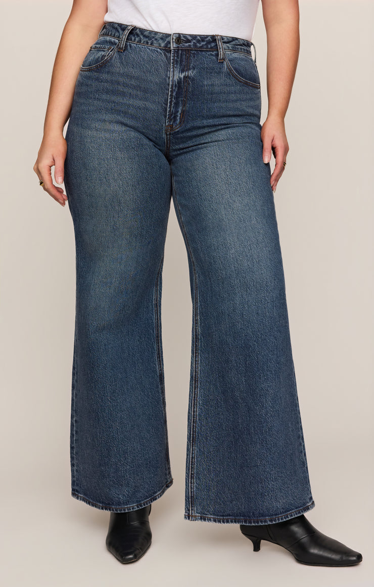 Pants The Stunner Mid-Rise Wide Denim Element