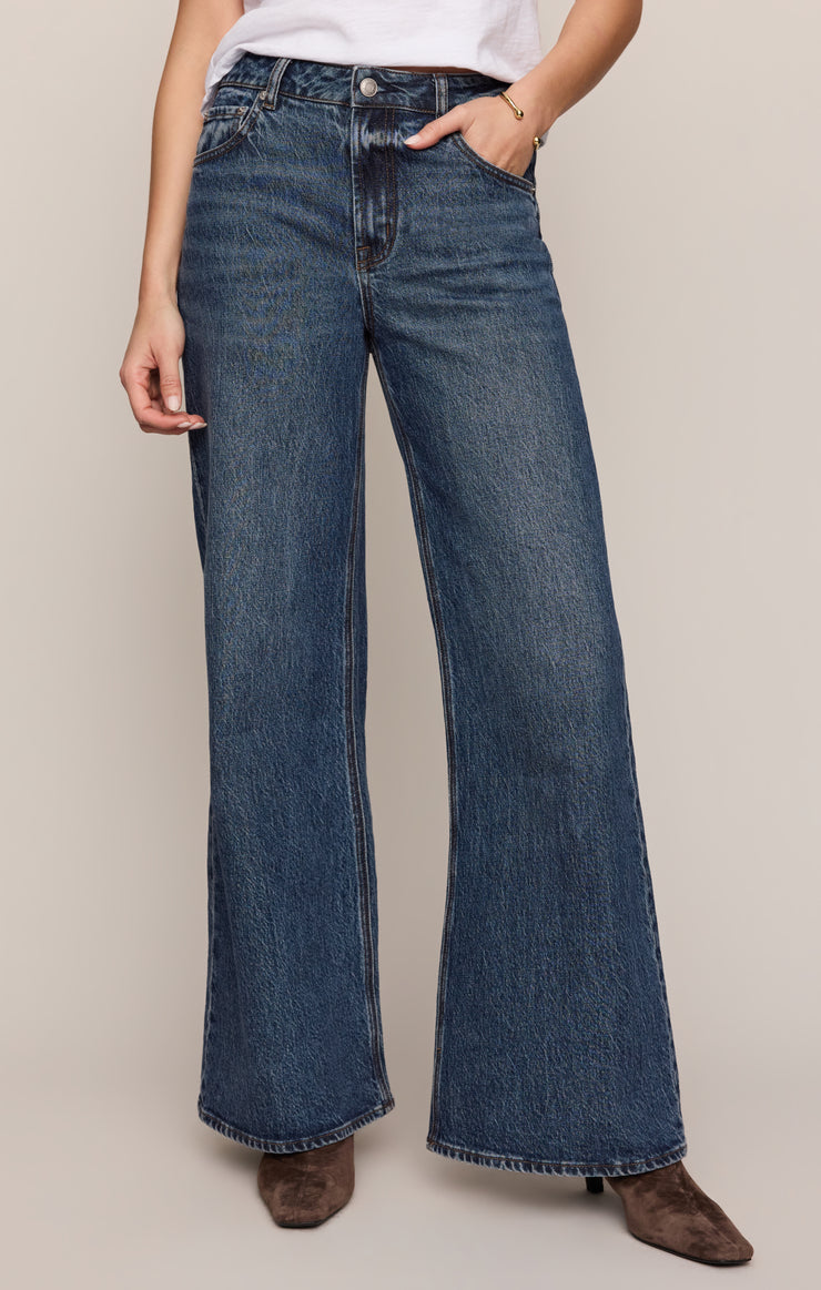 Pants The Stunner Mid-Rise Wide Denim Element