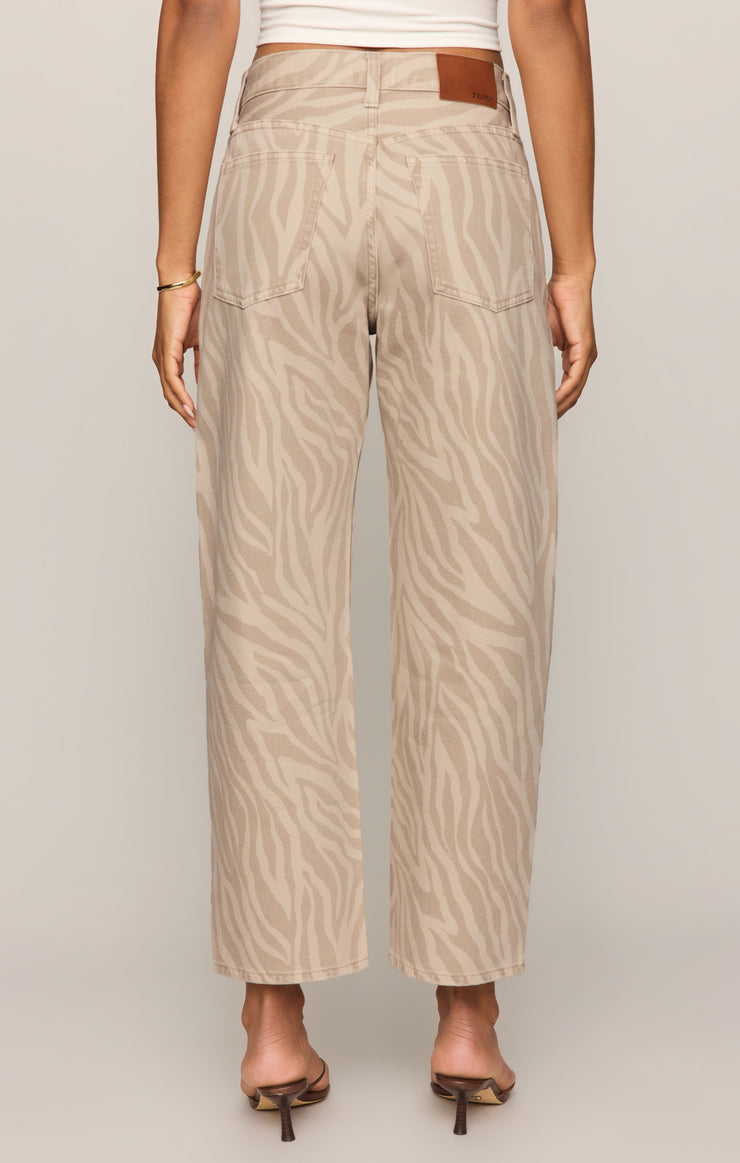 Pants The Off Duty Mid-Rise Bowed Ankle Denim Zebra Soapstone