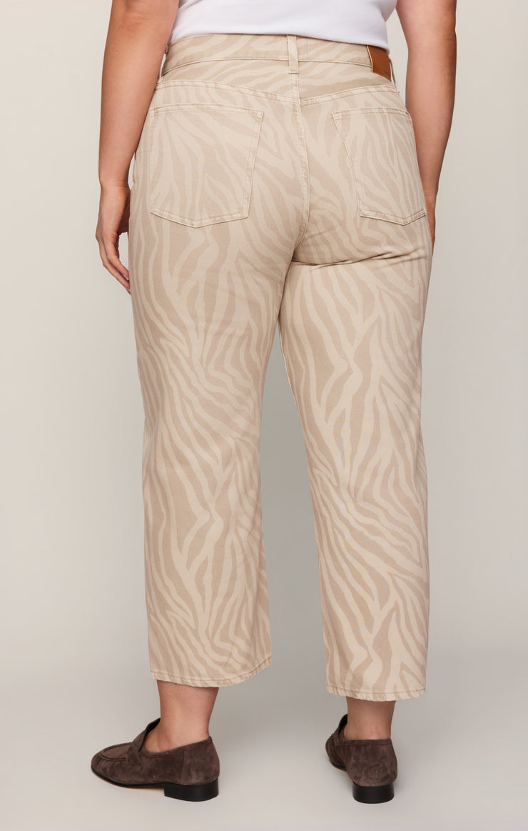 Pants The Off Duty Mid-Rise Bowed Ankle Denim Zebra Soapstone