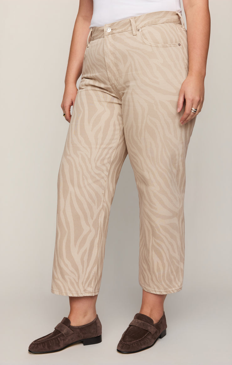 Pants The Off Duty Mid-Rise Bowed Ankle Denim Zebra Soapstone