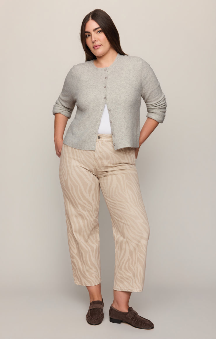 Pants The Off Duty Mid-Rise Bowed Ankle Denim Zebra Soapstone