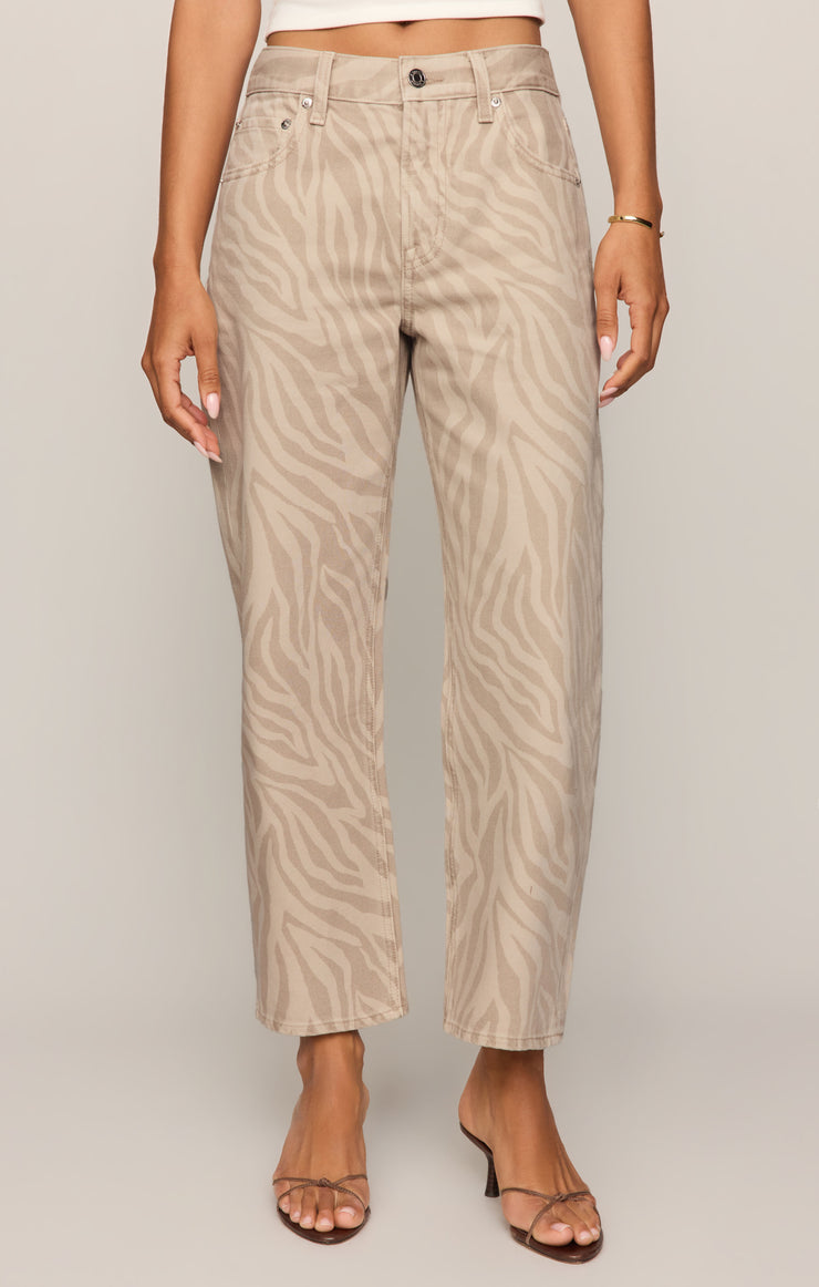 Pants The Off Duty Mid-Rise Bowed Ankle Denim Zebra Soapstone
