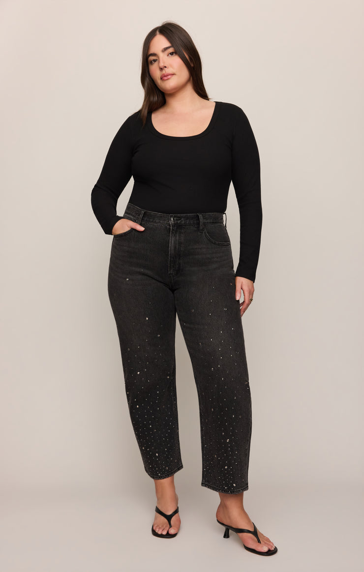Pants The Off Duty Mid-Rise Bowed Ankle Denim Celestia
