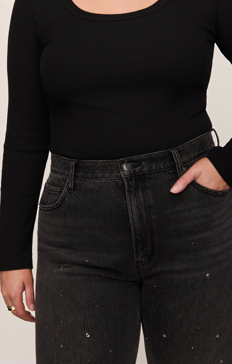 Pants The Off Duty Mid-Rise Bowed Ankle Denim Celestia