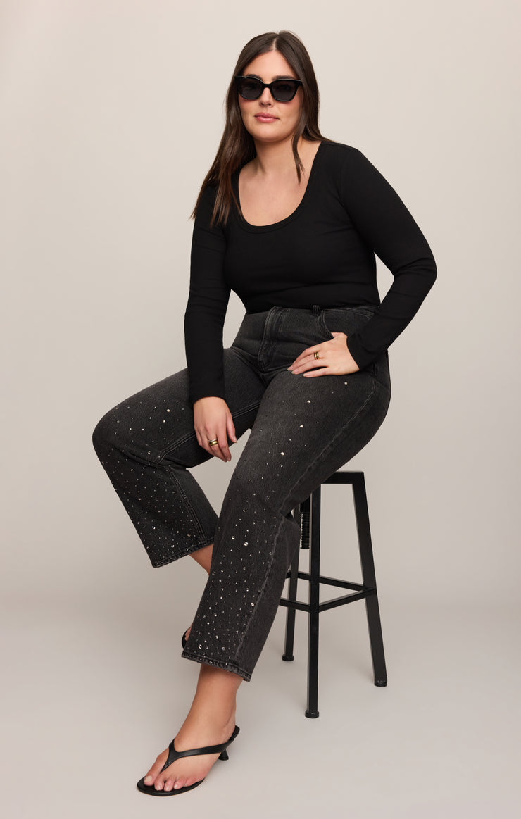 Pants The Off Duty Mid-Rise Bowed Ankle Denim Celestia