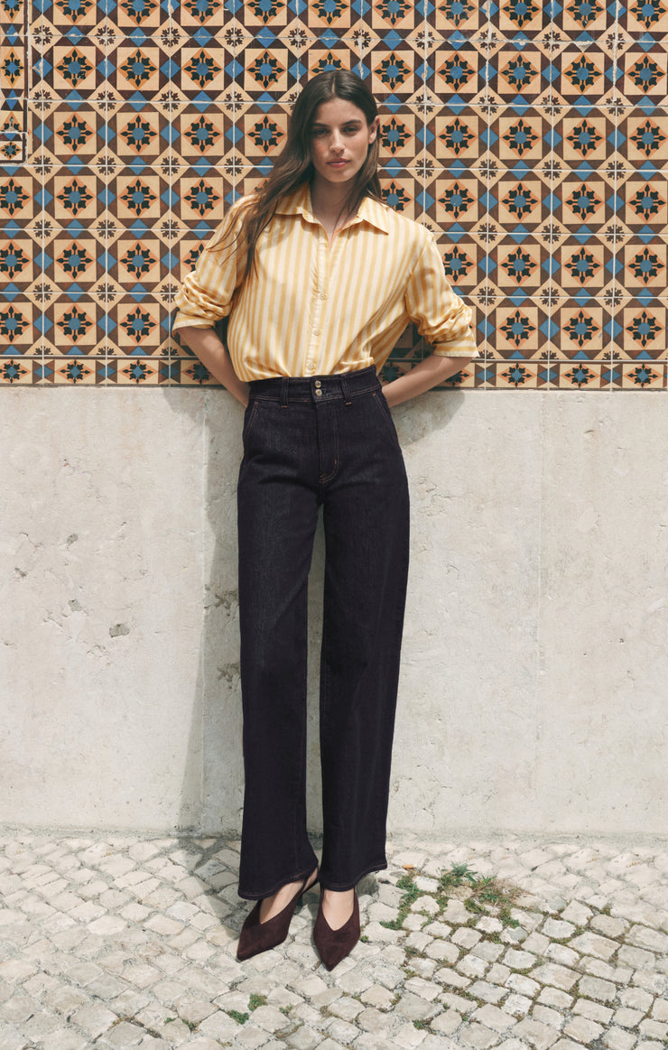 Pants The Atelier High-Rise Trouser Denim Midnight Air