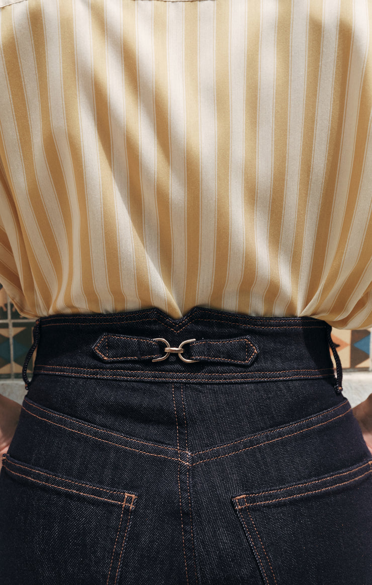 The Atelier High-Rise Trouser Denim