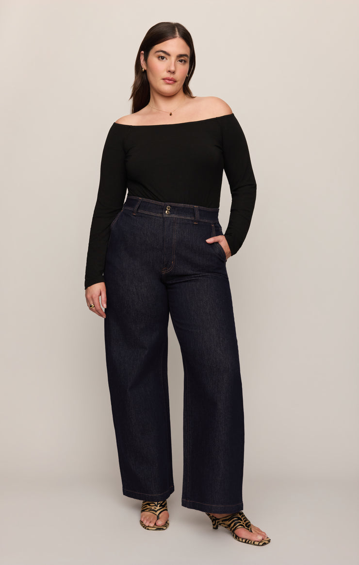 Pants The Atelier High-Rise Trouser Denim Midnight Air