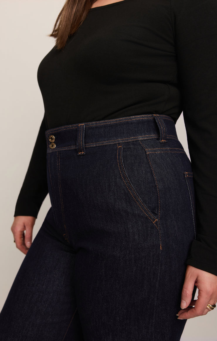 Pants The Atelier High-Rise Trouser Denim Midnight Air