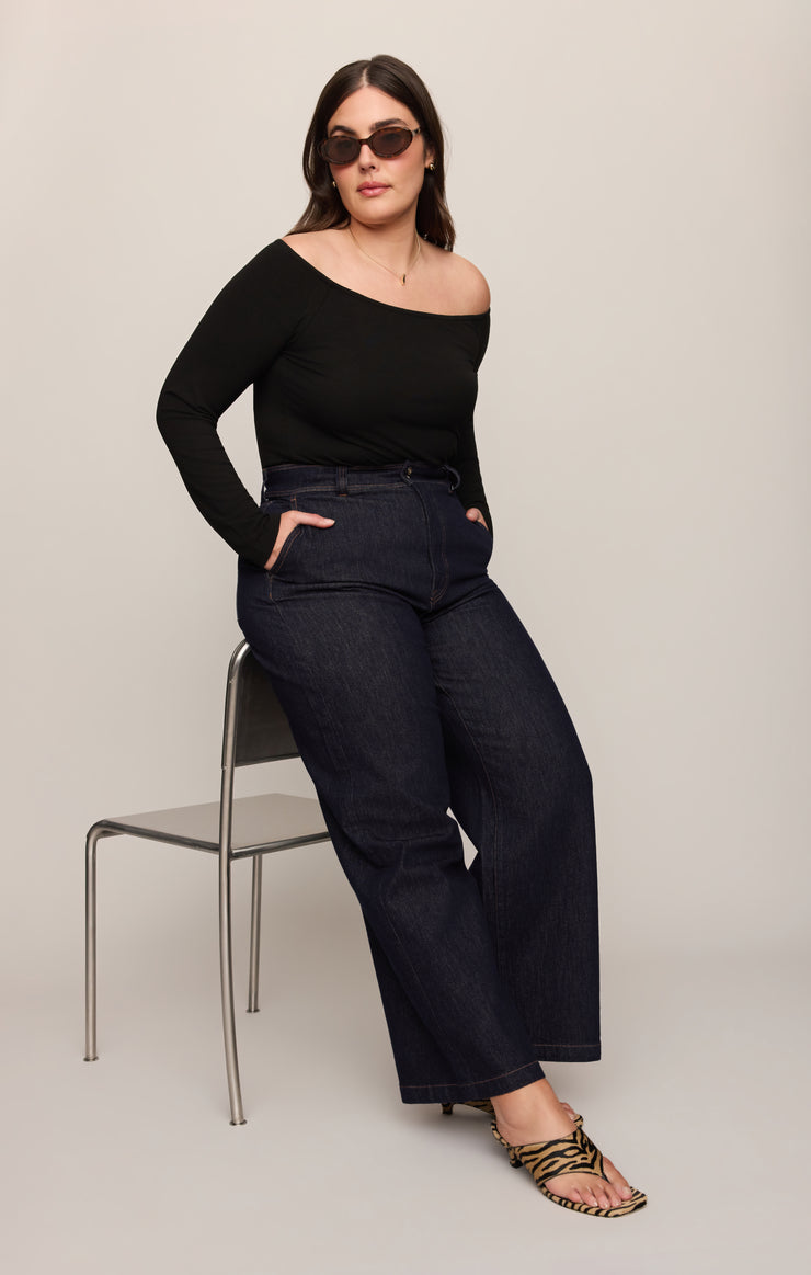 Pants The Atelier High-Rise Trouser Denim Midnight Air