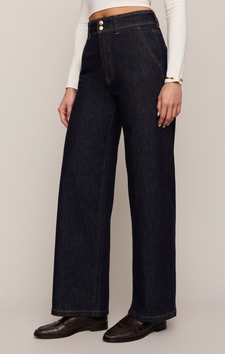 Pants The Atelier High-Rise Trouser Denim Midnight Air
