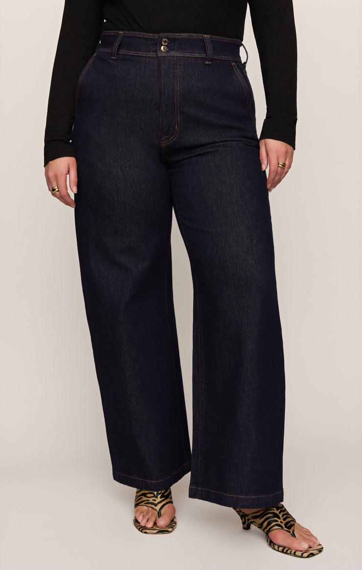 Pants The Atelier High-Rise Trouser Denim Midnight Air