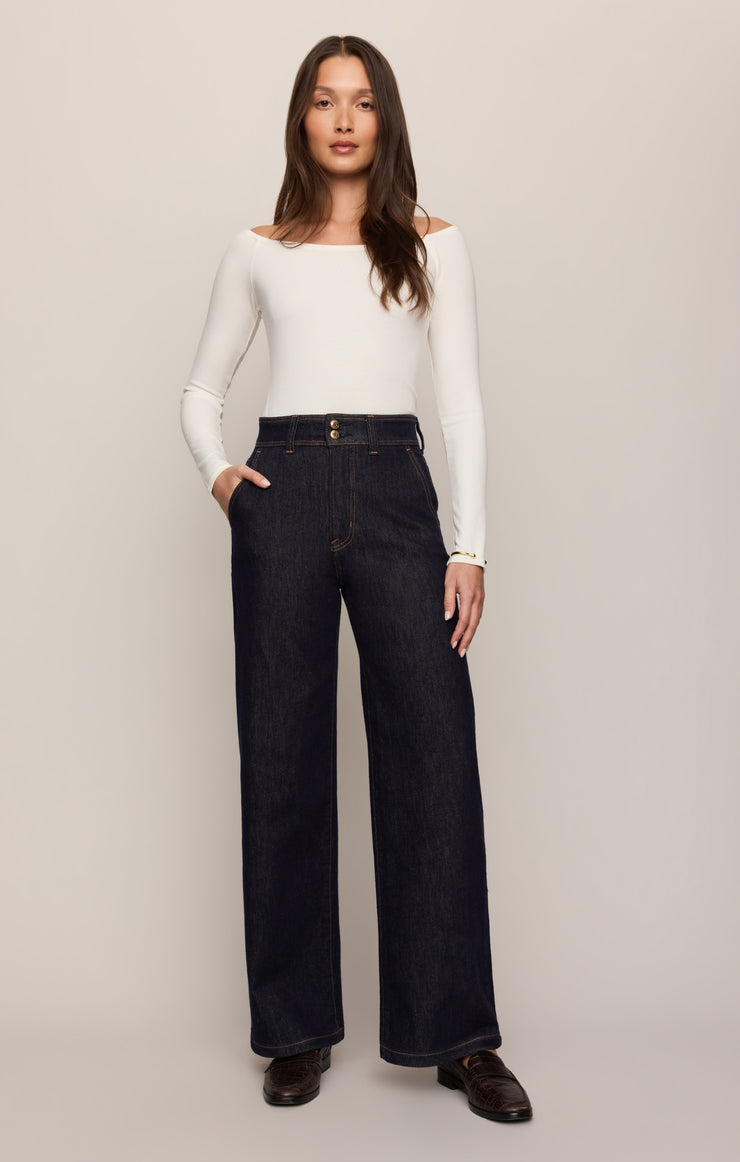 Pants The Atelier High-Rise Trouser Denim Midnight Air