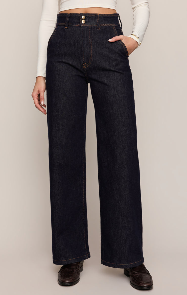 Pants The Atelier High-Rise Trouser Denim Midnight Air