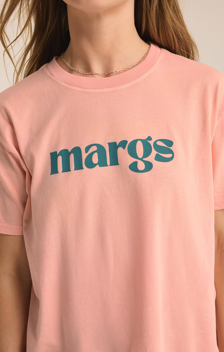 Tops Margs Boyfriend Tee Pink Lemonade