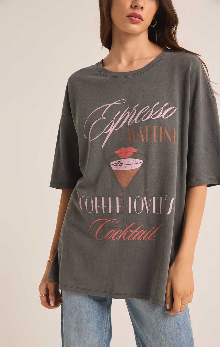 Tops Espresso Martini SoCal Oversized Tee Espresso Martini SoCal Oversized Tee