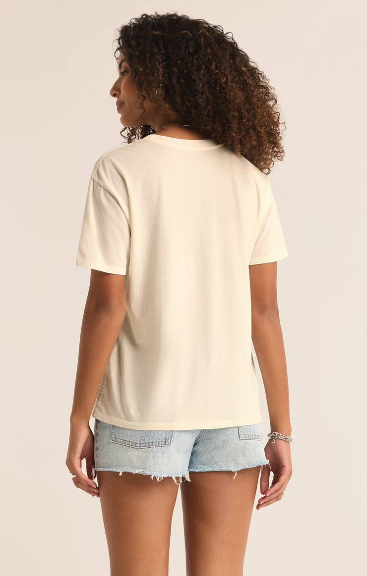 Tops Love You Boyfriend Tee Sea Salt